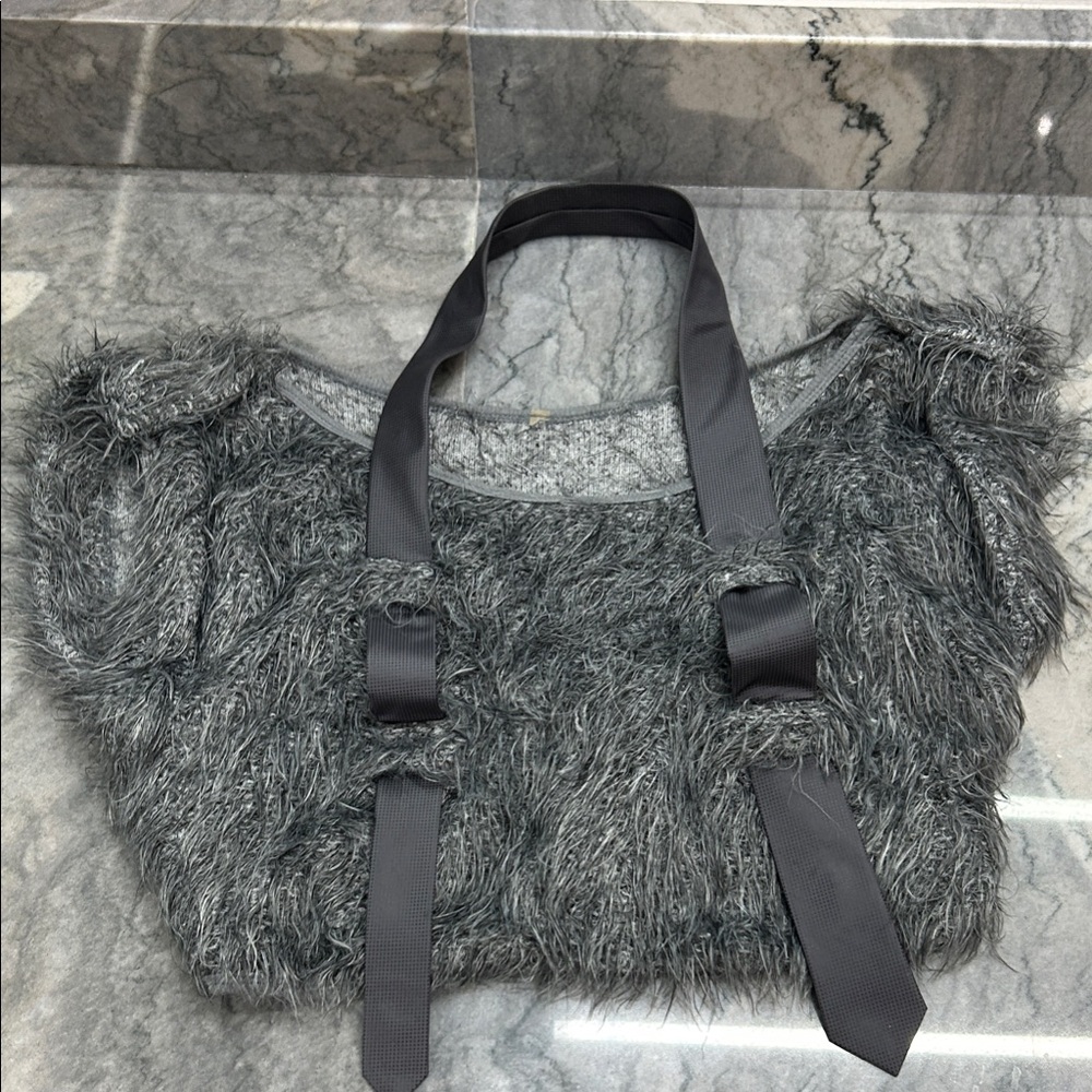 Cop.Copine Charcoal Top with cute tie